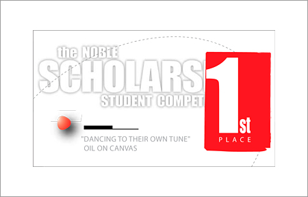 noble exhibition label